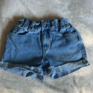 Girls denim shorts size 9/10